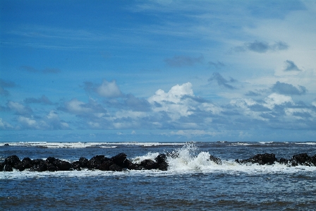 Beach sea sky ocean Photo