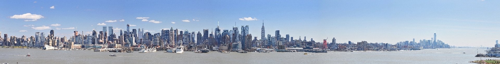 New york panorama sky water Photo