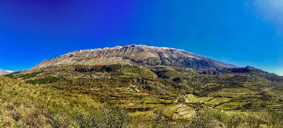 Mountain landscape albania sky