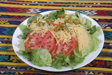 Salad tomato dish food Photo