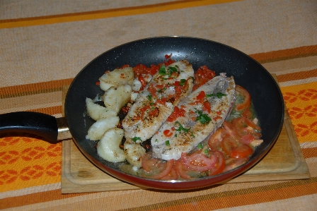 Fish dish cuisine food Photo