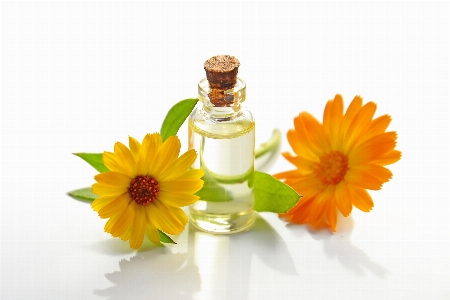 Aromatherapy cosmetic oil essential flowers Photo