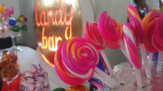 Pink candy sweetness flower Photo