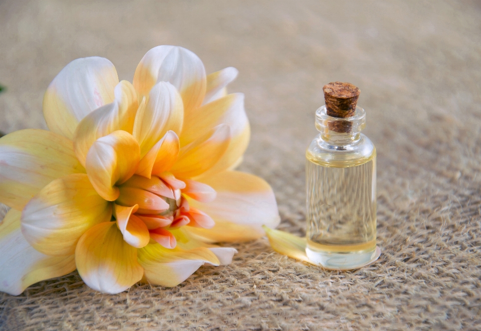 Aromatherapy cosmetic oil essential flower