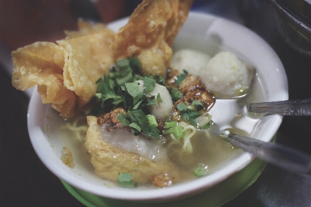 Foto Makanan piring masakan bahan
