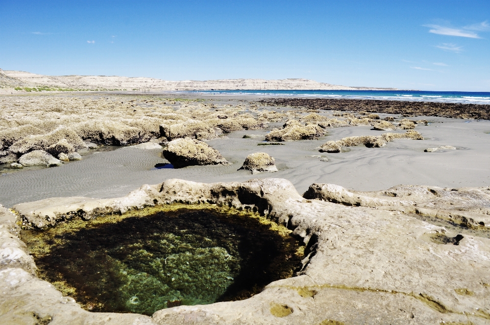 Argentinien strand meer ufer