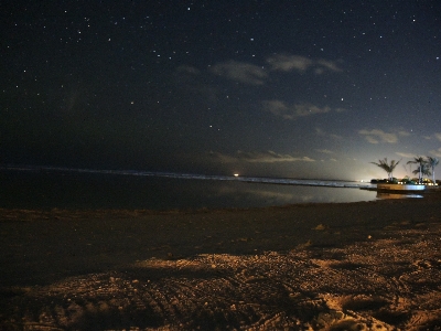 Sky atmosphere night sea Photo