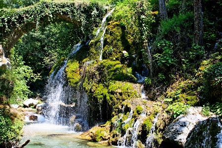 Water mountain waterfalls waterfall Photo