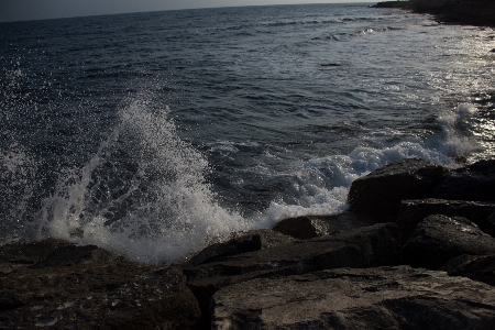 Paphos cyprus coastline rocks Photo