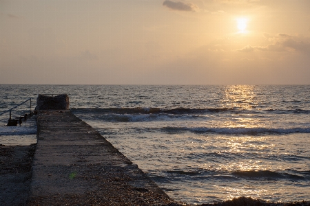 Paphos cyprus coastline rocks Photo