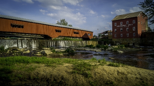 Grist mill indiana reflection Photo