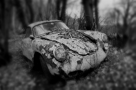 Porsche lost places car Photo