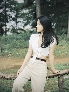 Model dalat vsco white Photo