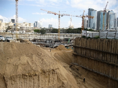 Industriell konstruktion tag stadt Foto