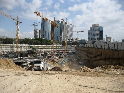 Industriell konstruktion tag stadt Foto