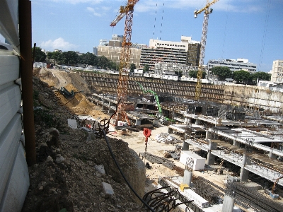 Industriell konstruktion tag stadt Foto