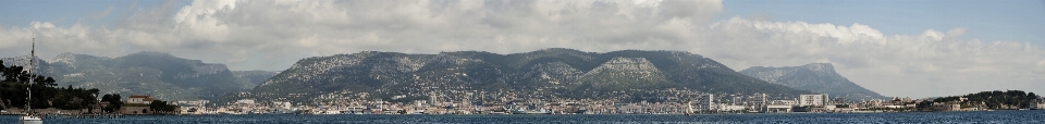 Toulon panorama ville mer