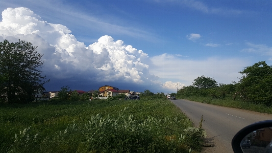 Nature road clouds storm Photo