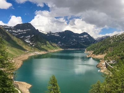 Lake alps highland nature Photo