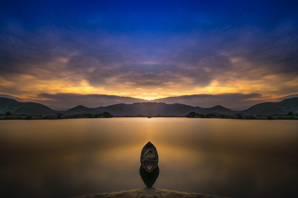 Boats sea coast calm