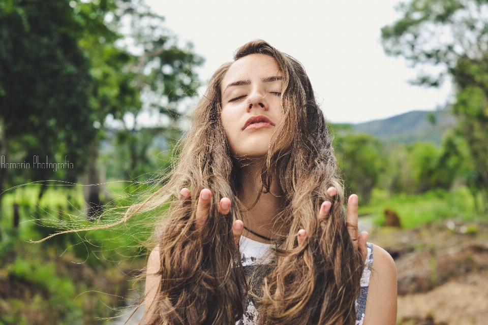 Photography hair beauty girl