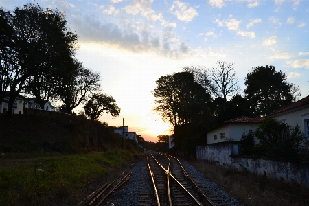 Sky cloud track transport Photo