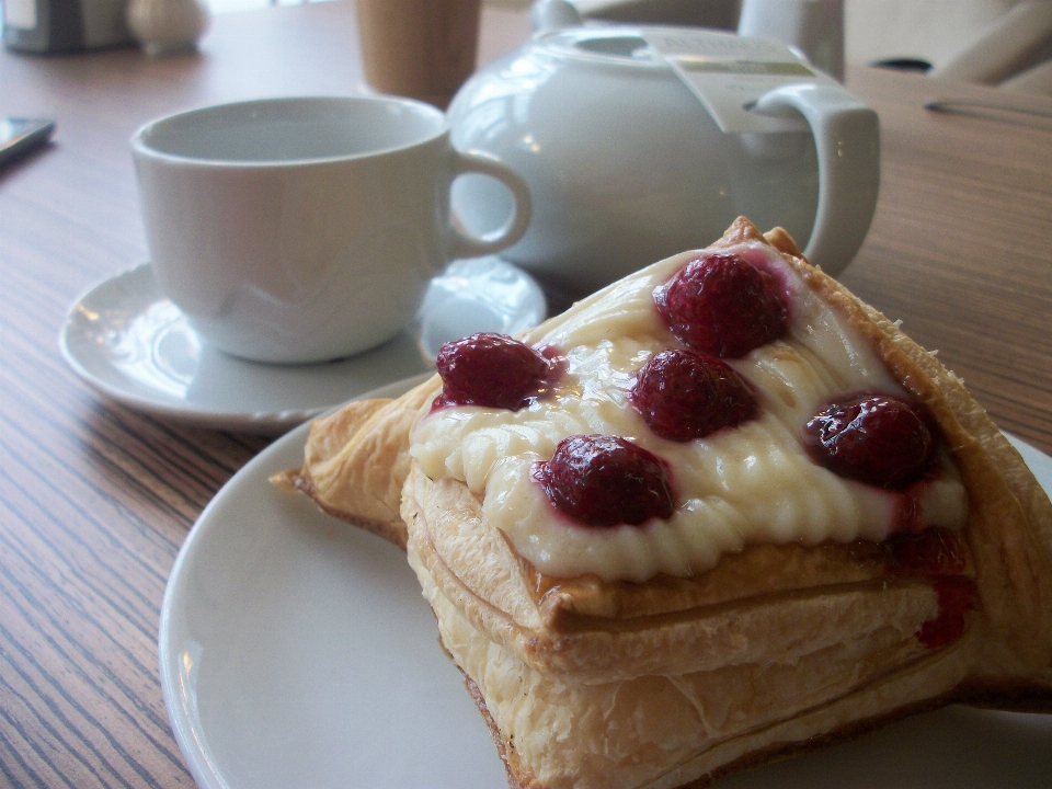 Cafeteria comida sobremesa pastelaria dinamarquesa
