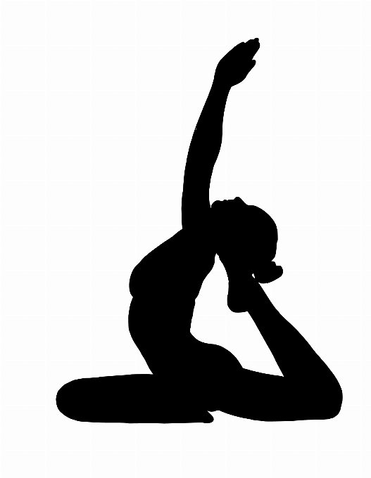 Yoga fitness exercise pose