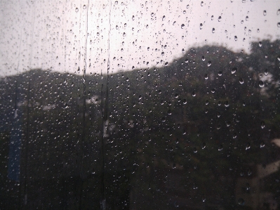 Rain window cloud drizzle Photo