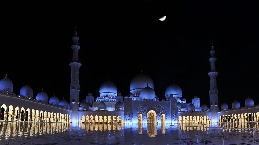 Temple mosque blue landmark Photo