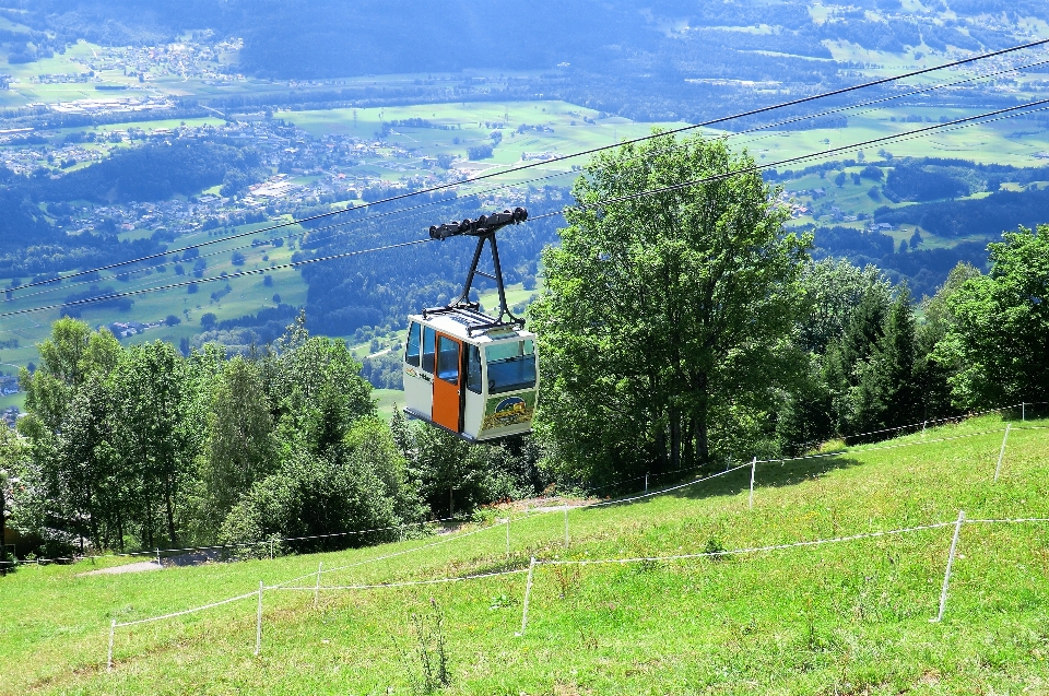 Téléphérique
 l'autriche nature chaîne de montagnes
