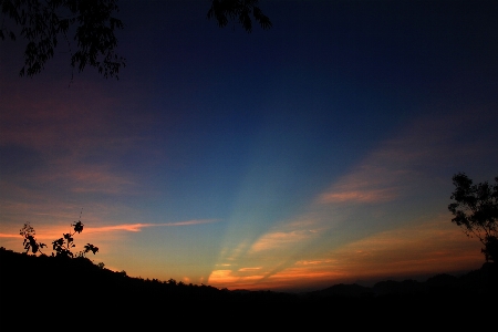 Sunset sky afterglow dawn Photo