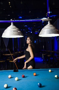 Bar club billiards sexy Photo