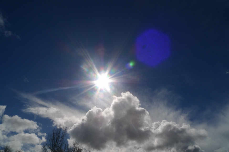 太阳 可以
 空气 天空