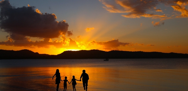 Beach families children human Photo