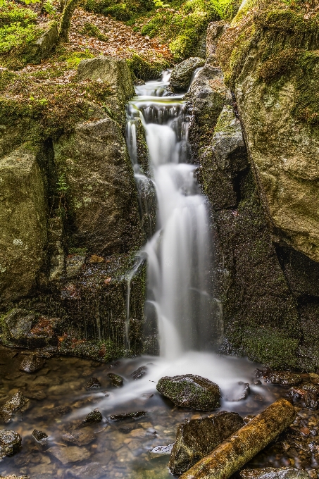 Waterfall water nature stream