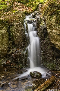 Waterfall water nature stream Photo