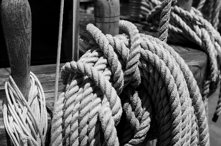 Rope boating knot sailor Photo