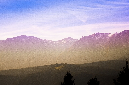 Berg natur abenteuer momente Foto