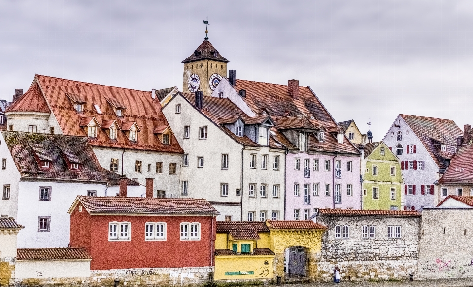 Miasto średniowieczna architektura
 budynek pałac
