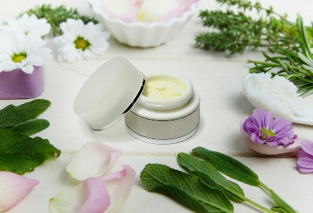 Cream skin care cosmetics Photo