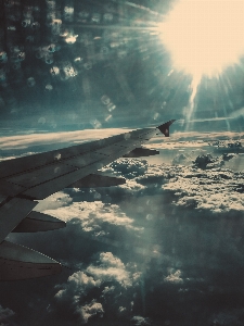 フライト 空 空気 雲 写真