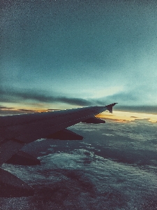 フライト 空 空気 雲 写真