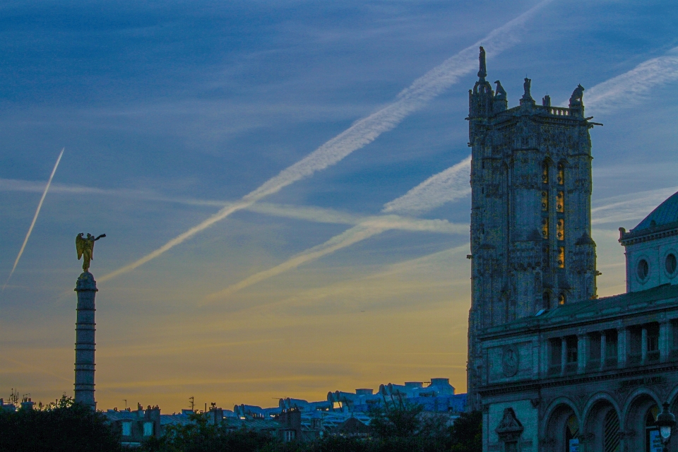 Saint jacques tower paris france