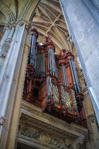 Pipe organ saint eustache paris france Photo