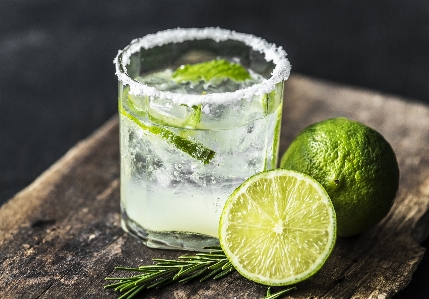 Beverage citrus closeup cocktail Photo