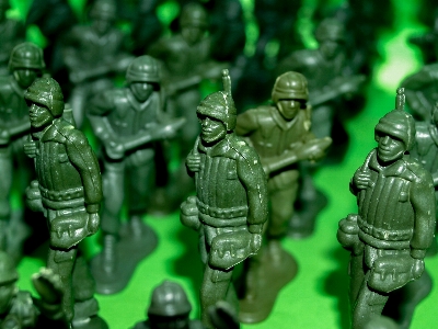 War plastic small army Photo