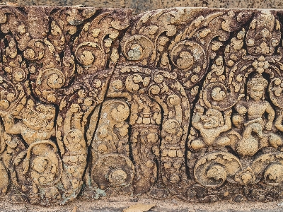 Old cambodia culture temple Photo