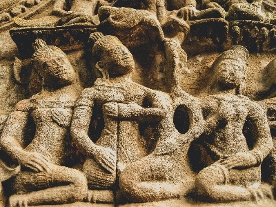 Old cambodia culture temple Photo