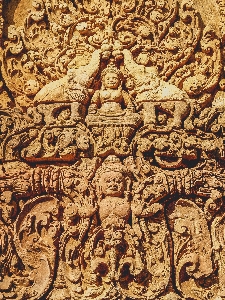 Old cambodia culture temple Photo